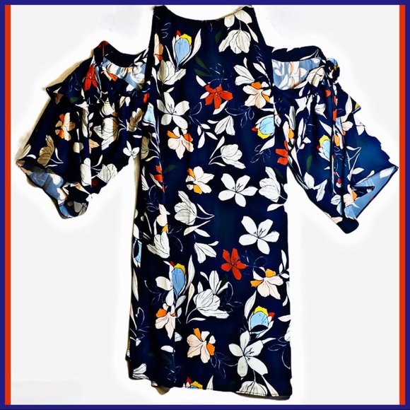 NWT PARKER MOONDANCE COLD-SHOULDER FLORAL … - Picture 2 of 11